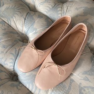 Mansur Gavriel Dream Leather Ballerina Flats